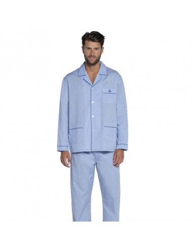 GUASCH pijama de hombre camisero de algodón PC161 D774