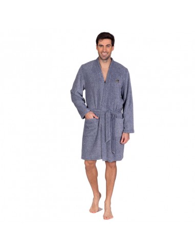 SOY bata de hombre de rizo con bolsillos invierno 212656