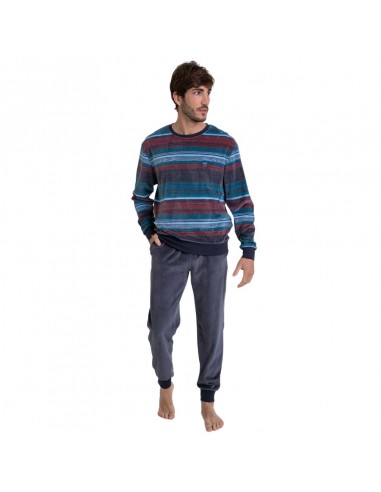 MASSANA pijama de hombre en terciopelo P731304