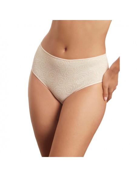 SELENE braga alta con dibujo de jacquard 3123 BG