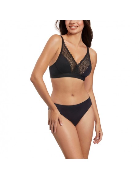 SELENE bikini con dibujo delantero 3124 BK