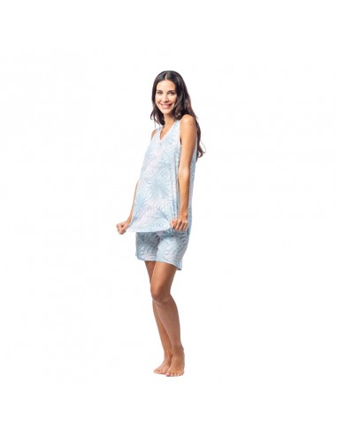 EGATEX Pijama de mujer sin mangas de algodón 241429