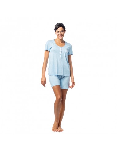 EGATEX pijama de mujer en manga corta con tapeta 241421