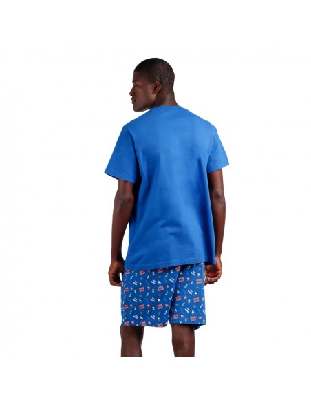 ADMAS pijama de hombre de algodón con cuello redondo 62120