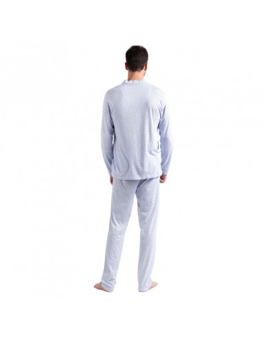 ADMAS pijama de hombre camisero con...