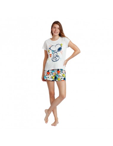 ADMAS pijama de mujer de "Snoopy" con cuello redondo 62432