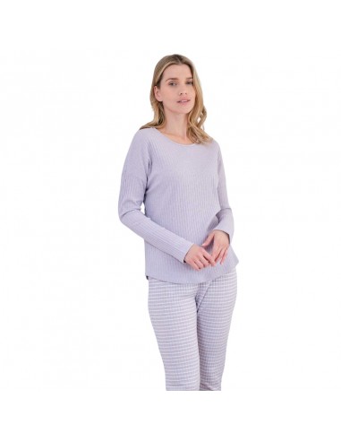 MASSANA pijama de mujer en color lila de punto P741256