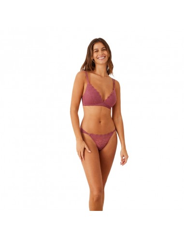 PROMISE conjunto de mujer con bikini en burgundy Z14330C