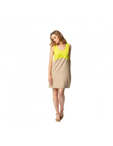 EGATEX vestido mujer verano bicolor sin mangas 251524