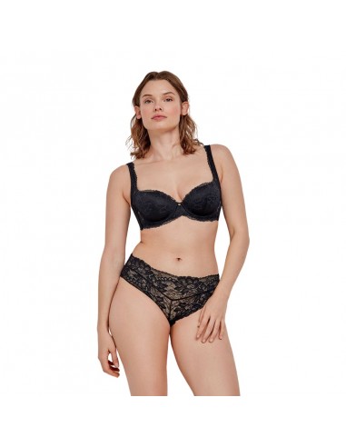 GISELA conjunto de capacidad en copa C en negro 2/10119T