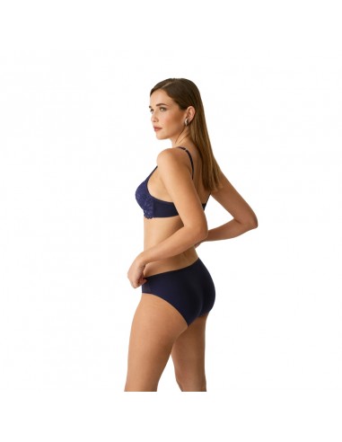 PROMISE bikini de mujer en fantasía en color marino L6302