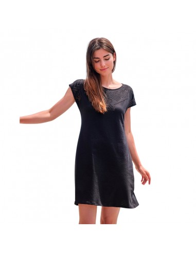 MASSANA vestido de mujer en algodón manga caída L257441