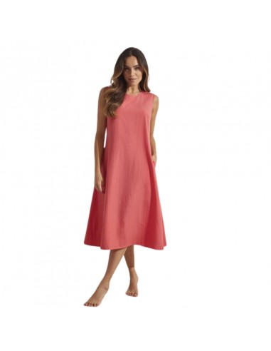 SELMARK vestido de mujer de verano color coral BL495