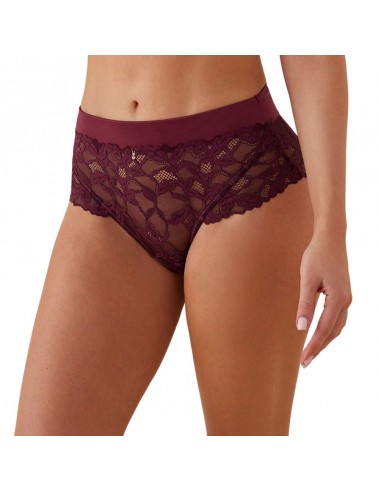 PROMISE braga alta mujer fantasía burgundy invierno L6592
