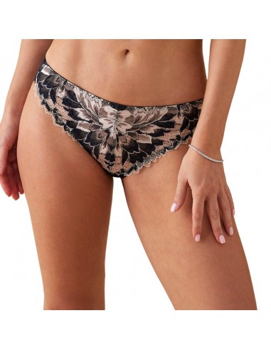 PROMISE bikini mujer invierno encaje color negro L6512