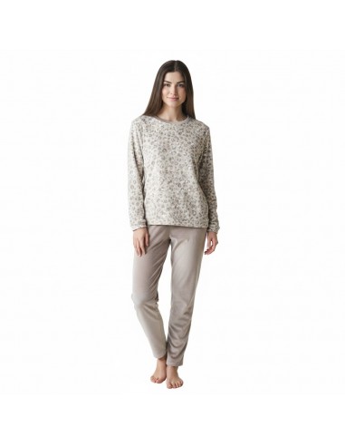 MASSANA pijama mujer invierno en color visón P751258
