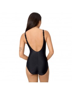 YSABEL MORA bañador mujer verano negro control  83312B - LENCERÍA IDONA 2