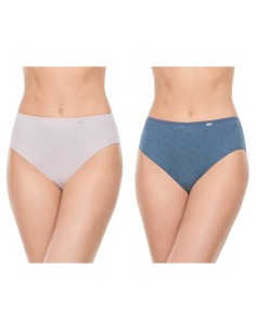 AVET pack 2 bragas midi mujer microfibra estampadas 256 - LENCERÍA IDONA