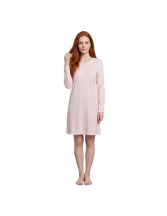 SEÑORETTA camisón mujer invierno rosa algodón 262126 - LENCERÍA IDONA