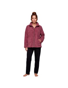 EGATEX bata mujer invierno fresa rizo cremallera 262578 - LENCERÍA IDONA